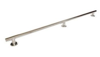S.R. Smith 48" Therapeutic Exercise Bar with Flanges | .065" Wall Thickness | 316 Stainless Steel | TR-100A
