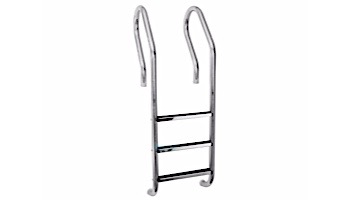 SR Smtih Parallel-Look Econoline 19" Ladder | 3-Step Plastic Treads | 304 Stainless Steel | PLL-12E-3B