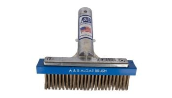 A&B Brush Straight Algae Brush | 5" | Stainless Steel Bristles | 2004