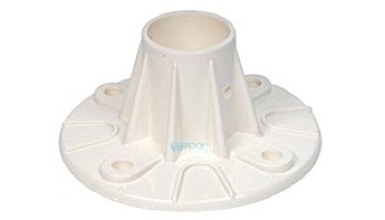 SR Smith Aluminum 1.90" Deck Anchor Flange Kit White | 4-Flanges & Stainless Steel Hardware | 75-209-5866