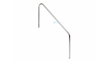 SR Smith 2 Bend 4' Handrail with 1' Extension Stainless Steel | 304 Grade | .049 Wall Residential | 2HR-4-049-2