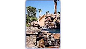S.R.Smith BigRide Series Landscape Slide | Right Curve | Taupe | BR-2R-TP