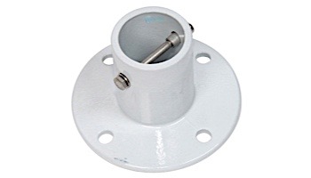 SR Smith Aluminum 1.90" Deck Anchor Flange Kit White | 4-Flanges & Stainless Steel Hardware | 75-209-5866