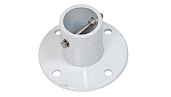 SR Smith Aluminum 1.90" Deck Anchor Flange Kit White | 4-Flanges & Stainless Steel Hardware | 75-209-5866