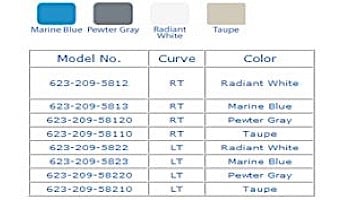 SR Smith AquaBlast Right Curve | Radiant White | 623-209-5812