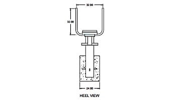 SR Smith Econoline Towers Diving Stand, 1 Meter for 12-Ft Board | E-CAT-1M-100