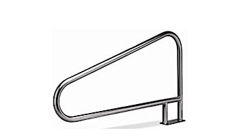 SR Smith 55.90" Center Grab Stainless Steel Rail with Welded Mounting Plate  | 304 Grade | .49 Wall Residential | PR 500