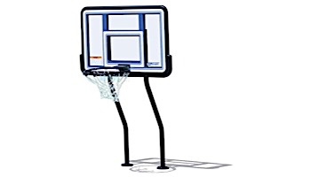 SR Smith Salt Pool Friendly Basketball Game with Anchors | Vinyl Coated Dual-Post | S-BASK-44