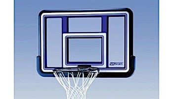 SR Smith Salt Pool Friendly Basketball Game with Anchors | Vinyl Coated Dual-Post | S-BASK-44
