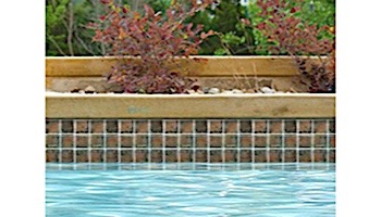 National Pool Tile Nebula Glass Series | Green 2x2 | GLTN0069