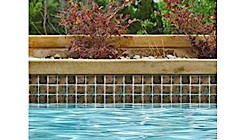 National Pool Tile Nebula Glass Series | Rust 2x2 | GLTN0071