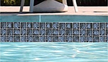 National Pool Tile Nebula Glass Series | Blue 2x2 | GLTN0074