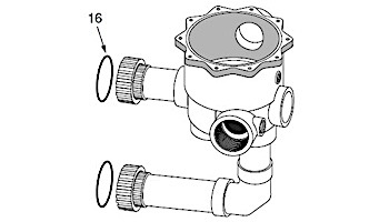 Pentair 1.5" Multiport Valve SYS3 | 18201-0110 SM1-SR3FLX