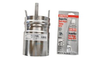 Pentair 4" Stainless Steel Appliance Adapter for Horizontal or Vertical Positive Pressure by Heatfab | 77707-0086