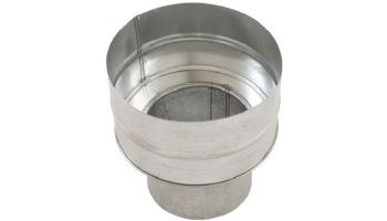 Pentair Sta-Rite 4x6 Metal Flue Collar for Indoor Vertical Venting - Negative Pressure for Distance Less Than 8' | 77707-0076