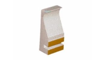 Stegmeier 8' Capstone Form White with Tie | 9CF112