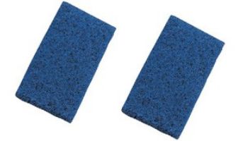 A&B Brush Mr. Scrubber Replacement Pad | Blue | 2-Pack | 8032