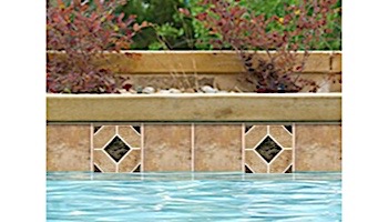 National Pool Tile Aztec Series 6x6 Deco | Barley | AZ3 DECO