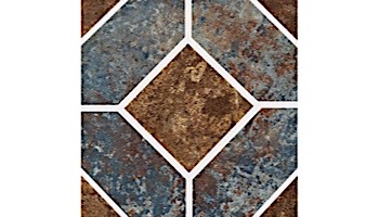 National Pool Tile Aztec Series 6x6 Deco | Cobalt | AZ6 DECO