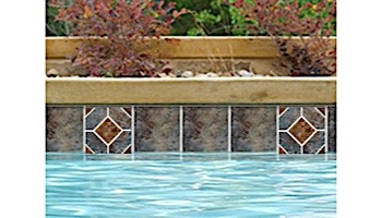 National Pool Tile Aztec Series 6x6 Deco | Cobalt | AZ6 DECO