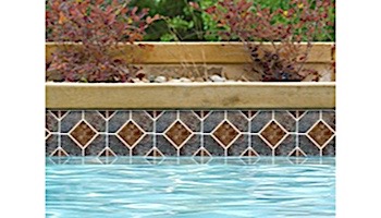 National Pool Tile Aztec Series 6x6 Deco | Cobalt | AZ6 DECO