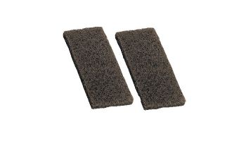 A&B Brush Mr. Scrubber Replacement Pad | Brown | 2-Pack | 8032