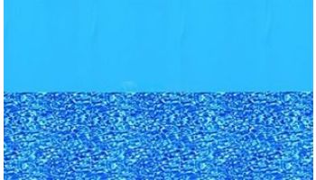 Blue Swirl 18' Round Heavy Gauge Overlap Style Liner | LI1848SB25