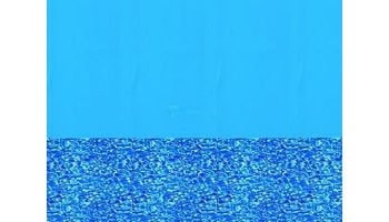 Blue Swirl 18'X33' Oval Heavy Gauge Overlap Style Liner | LI1833SB25