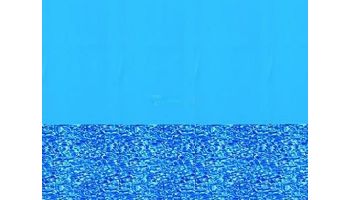 Blue Swirl 33' Round Heavy Gauge Overlap Style Liner | LI3348SB25