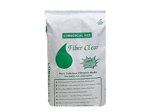 Fiber Clear Cellulose Powder Filter Media | Replaces Diatomaceous Earth | 7 lbs. | FCC-007