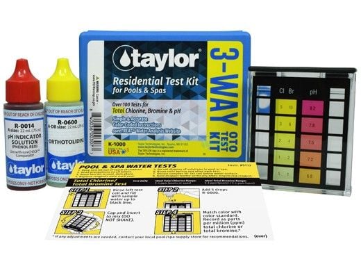 Taylor Technologies Residential Series Test Kit | 3-Way | K-1000-12