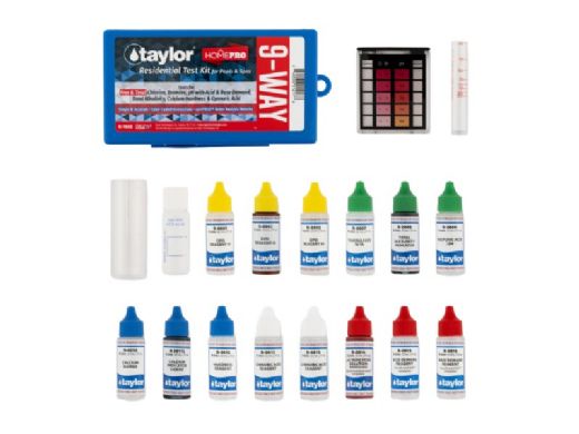 Taylor 9 Way Test Kit for Pools and Spas | K-1005 K-1005-4