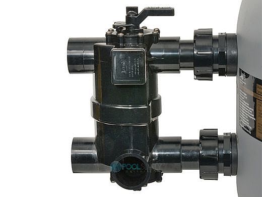 Jandy 2 in 1 NeverLube  Backwash Valve Pre-Plumbed with Universal Unions | BWVL-NVL
