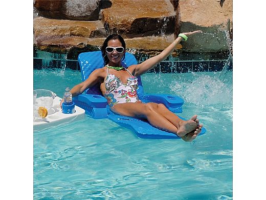 Texas Recreation Baja II Folding Lounge | Bahama Blue | 6570126