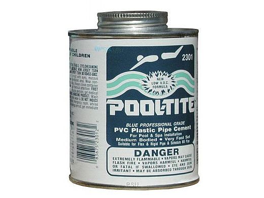 Pool-Tite Glue Blue 1qt 12/CS | 2336S