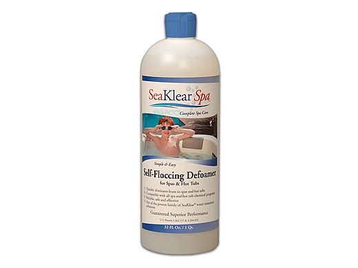 SeaKlear Spa Self-Floccing Defoamer | 1 Quart | SKF-W-Q