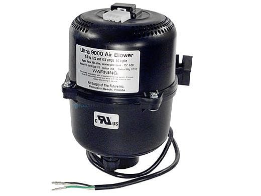 Air Supply Ultra 9000 Blower | 1HP 120V 6.0 AMPS | 2.5" Fitting | 3910120 3910120F 3910131