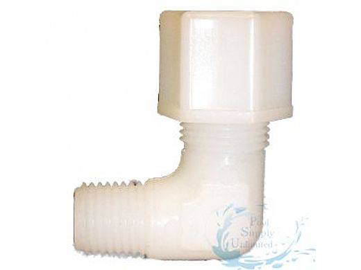 ULTRAPURE 3403625 ELBOW POOL GLO FTG 1/4Bx3/8MPT