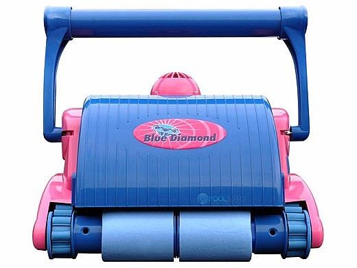 Water Tech Blue Diamond Robotic Pool Cleaner | Complete w/ Remote, 75ft Cable, & Caddy | BLD03RC 71052RR