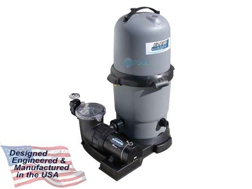 Waterway ClearWater II Above Ground Pool Cartridge Deluxe Filter System | 1.5HP 2-Speed Pump 150 Sq. Ft. Filter | 3' NEMA Cord | FCS150157-6
