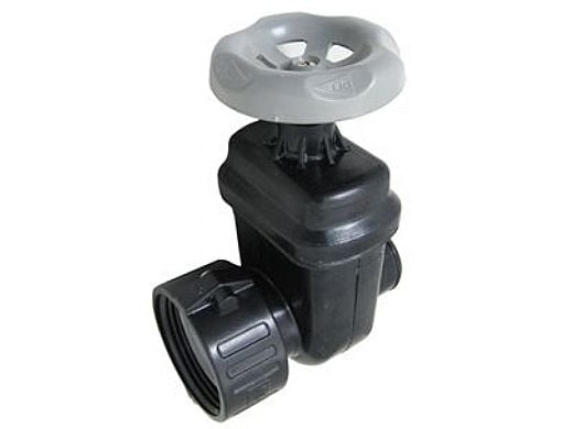Waterway Guillotine Valve 1.5" Union x 1.5" Adapter | WV001H