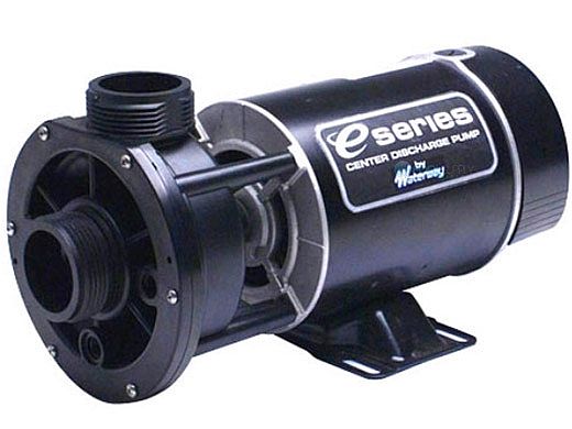 Waterway E Series Spa Pump | 2 Speed 1.0HP 115V 48-Frame Center Discharge | 3420410-15