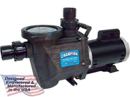 Waterway Champion 56-Frame 1.5HP Standard Efficiency Maximum Rated Pool Pump 115/230V | CHAMPS-115