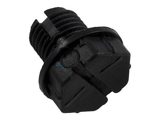 Waterway Quarter Slot Drain Plug | 3/8" Black | 715-1201