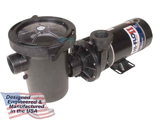 Waterway Hi-Flo II Side Discharge 48-Frame .75HP Above Ground Poo Pump 115V | 3' NEMA Cord | PH1075-6