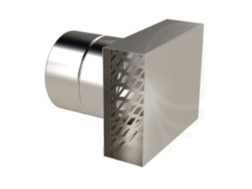 Z-FLEX Z-Vent Single Wall Horizontal Termination Box | 4" Stainless Steel | 2SVSTB04