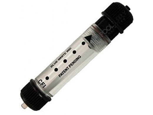 Blue-White Flow Indicator .25T Vit/Glass | FI-100-4V