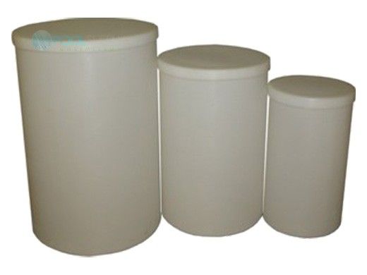 Blue White Slurry Tank with Lid 50 Gallon | ST-50