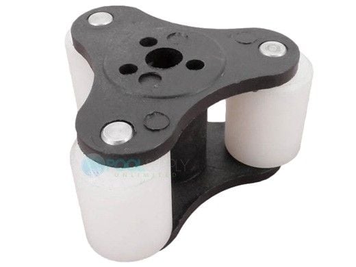 Blue White Triple Roller Assembly | A-003