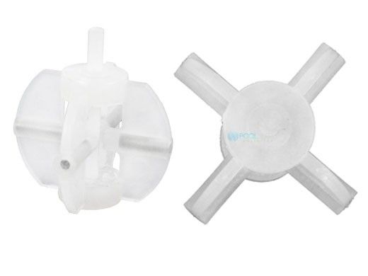 Blue-White Kit Paddle & Axle PVDF | 70000-783